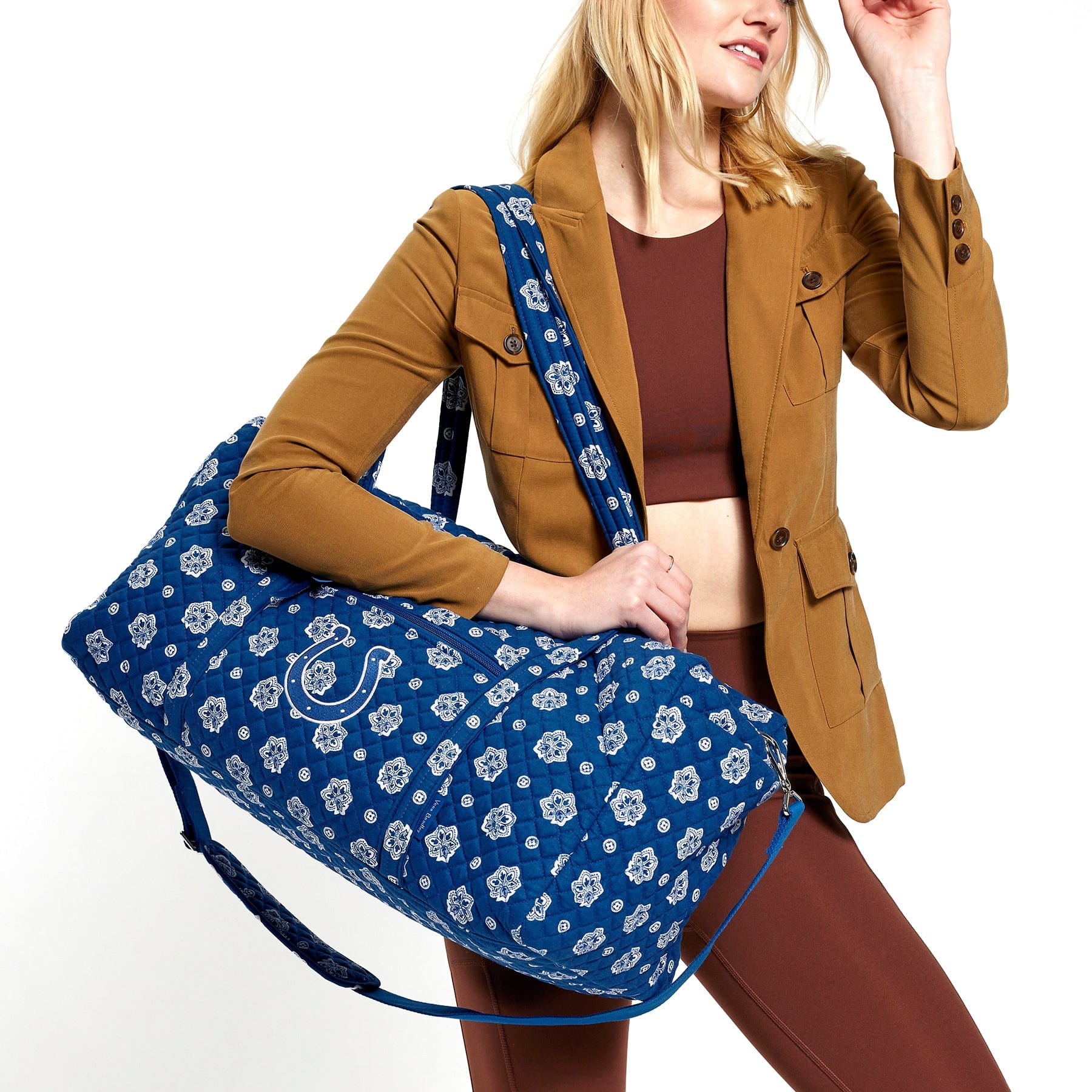 Indianapolis Colts NFL Large Travel Duffel Bag | Vera Bradley