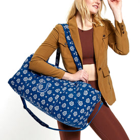 NFL Large Travel Duffel Bag-Indianapolis Colts Bandana-Image 1-Vera Bradley
