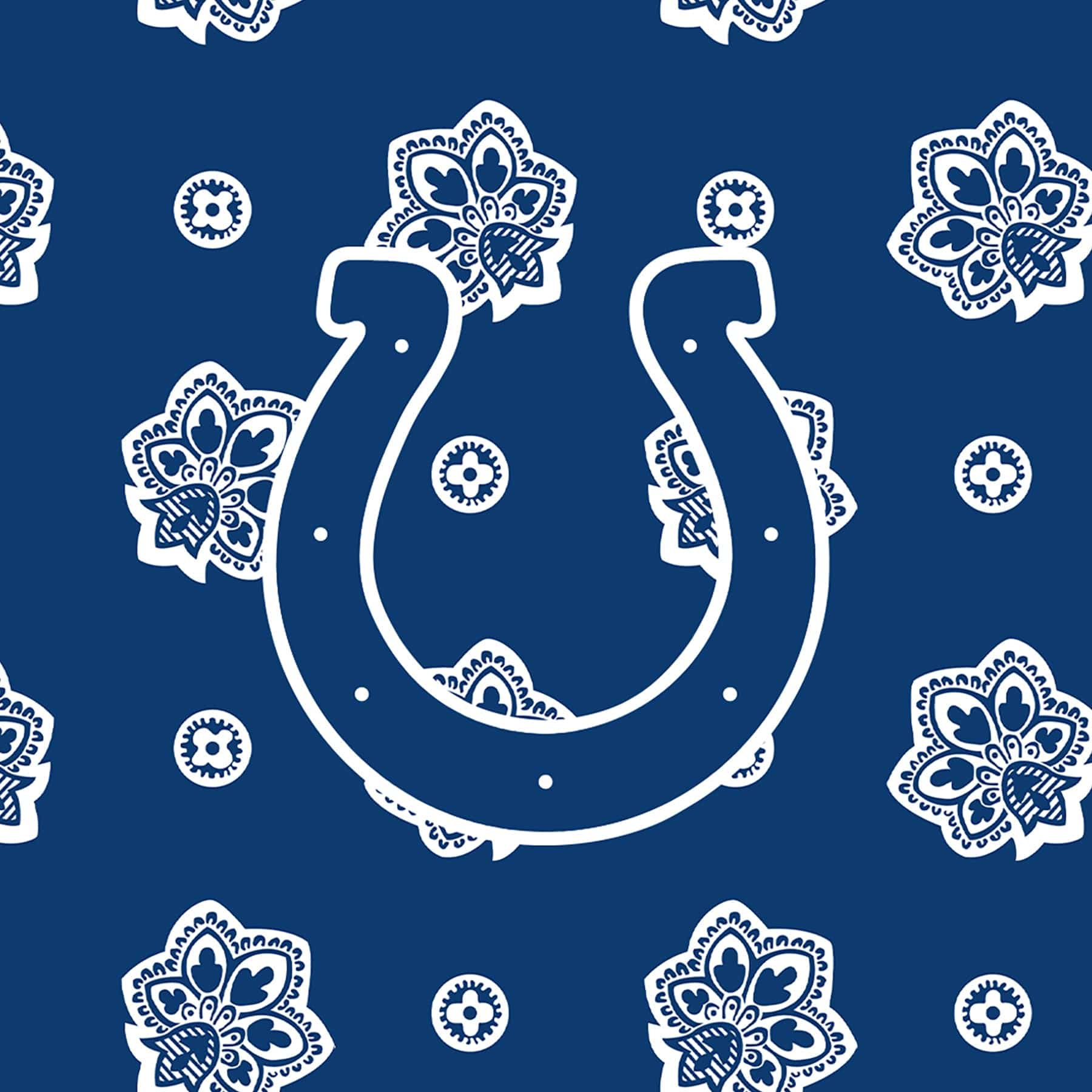NFL Large Travel Duffel Bag-Indianapolis Colts Bandana-Image 5-Vera Bradley