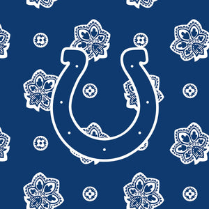 NFL Large Travel Duffel Bag-Indianapolis Colts Bandana-Image 5-Vera Bradley