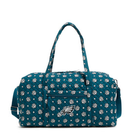 NFL Large Travel Duffel Bag-Philadelphia Eagles Bandana-Image 2-Vera Bradley