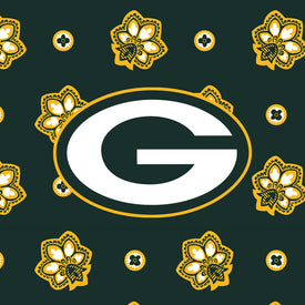 NFL Large Travel Duffel Bag-Green Bay Packers Bandana-Image 5-Vera Bradley
