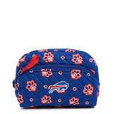 NFL Medium Cosmetic Bag - Buffalo Bills Bandana - Swatch Image