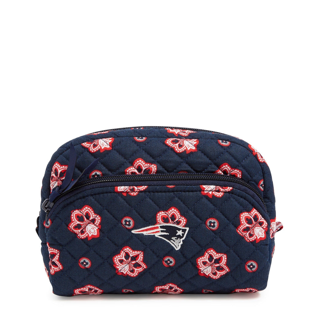 New England Patriots NFL Medium Cosmetic Bag | Vera Bradley