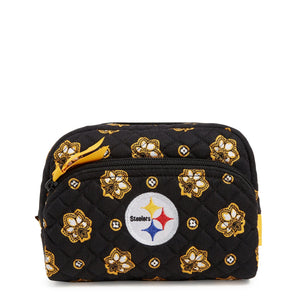 NFL Medium Cosmetic Bag - Pittsburgh Steelers Bandana - Swatch Image