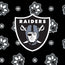 NFL Medium Cosmetic Bag-Las Vegas Raiders Bandana-Image 3-Vera Bradley