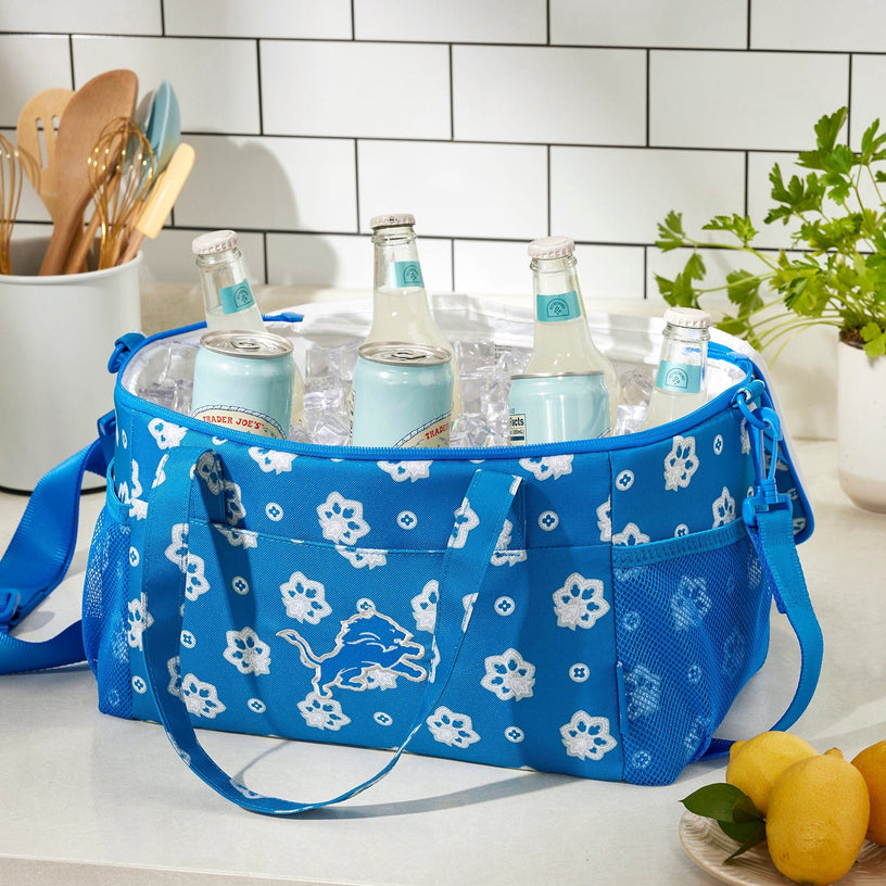 NFL Cooler-Detroit Lions Bandana-Image 1-Vera Bradley