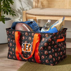 NFL ReActive Large Car Tote-Cincinnati Bengals Bandana-Image 1-Vera Bradley