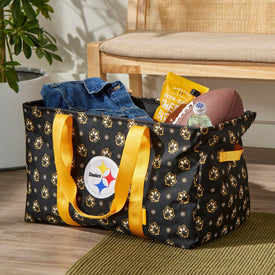 NFL ReActive Large Car Tote-Pittsburgh Steelers Bandana-Image 1-Vera Bradley