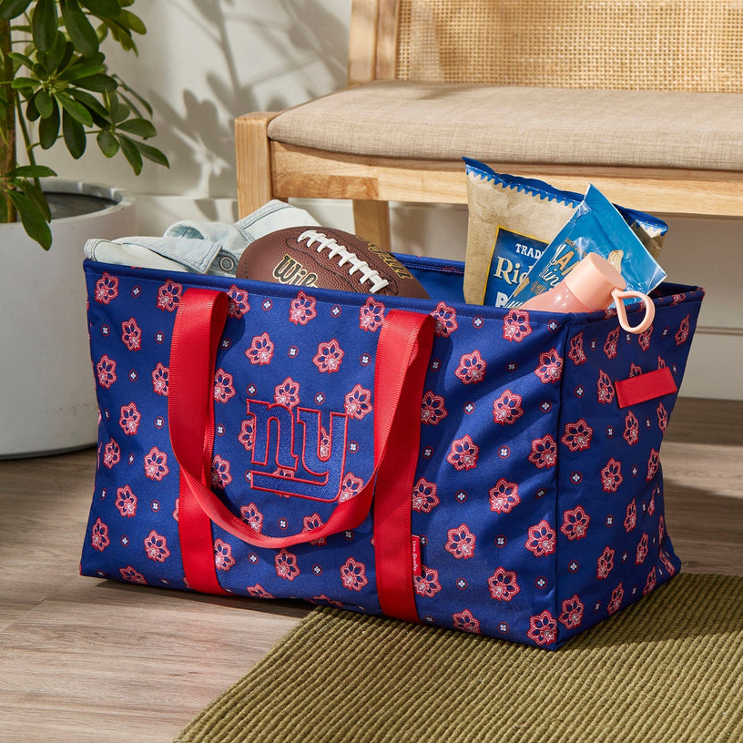 NFL ReActive Large Car Tote-New York Giants Bandana-Image 1-Vera Bradley