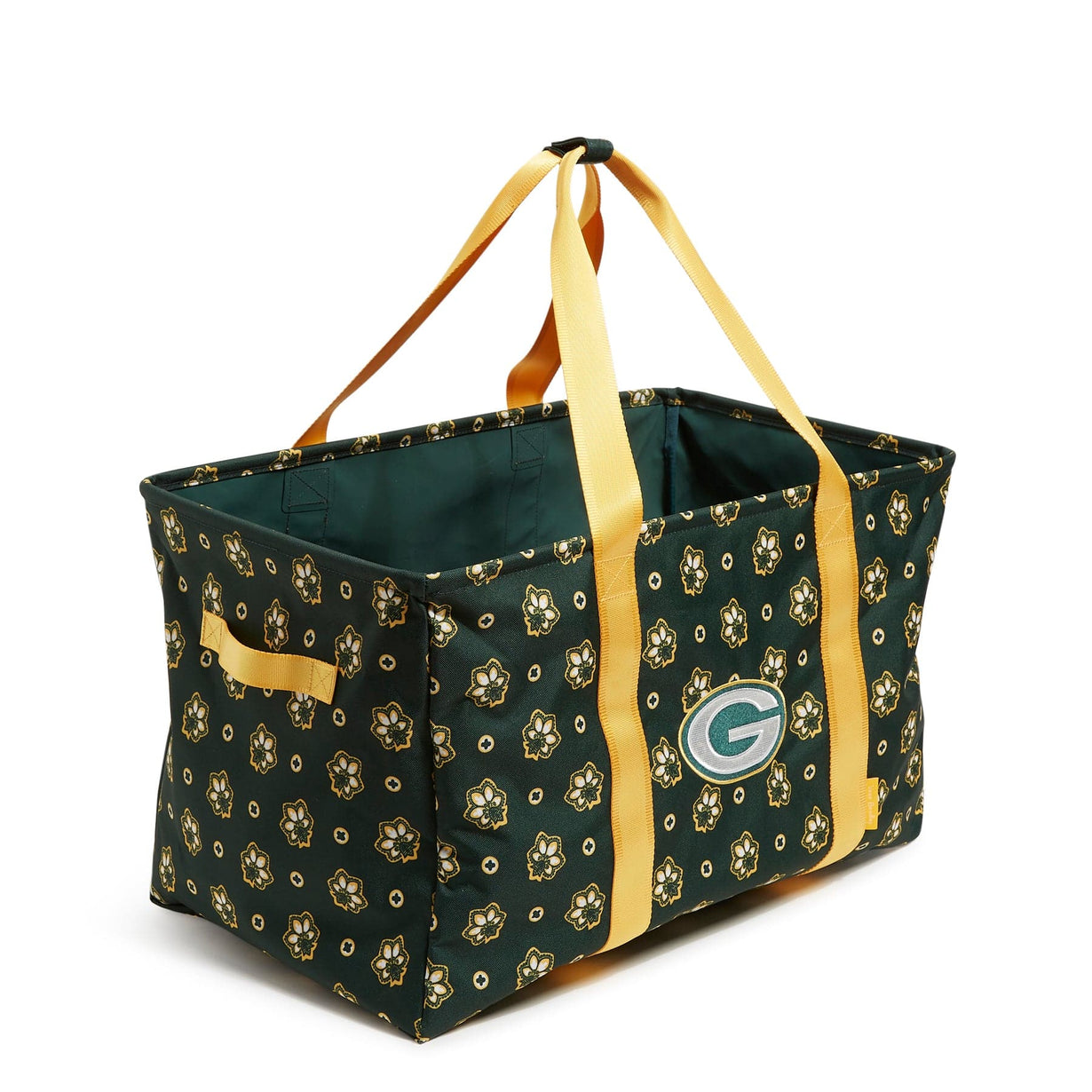 Large car storage tote with Green Bay Packers logo