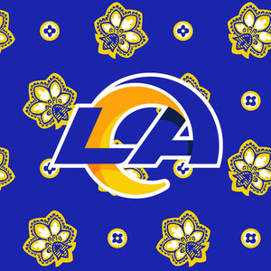 NFL ReActive Large Car Tote-Los Angeles Rams Bandana-Image 3-Vera Bradley