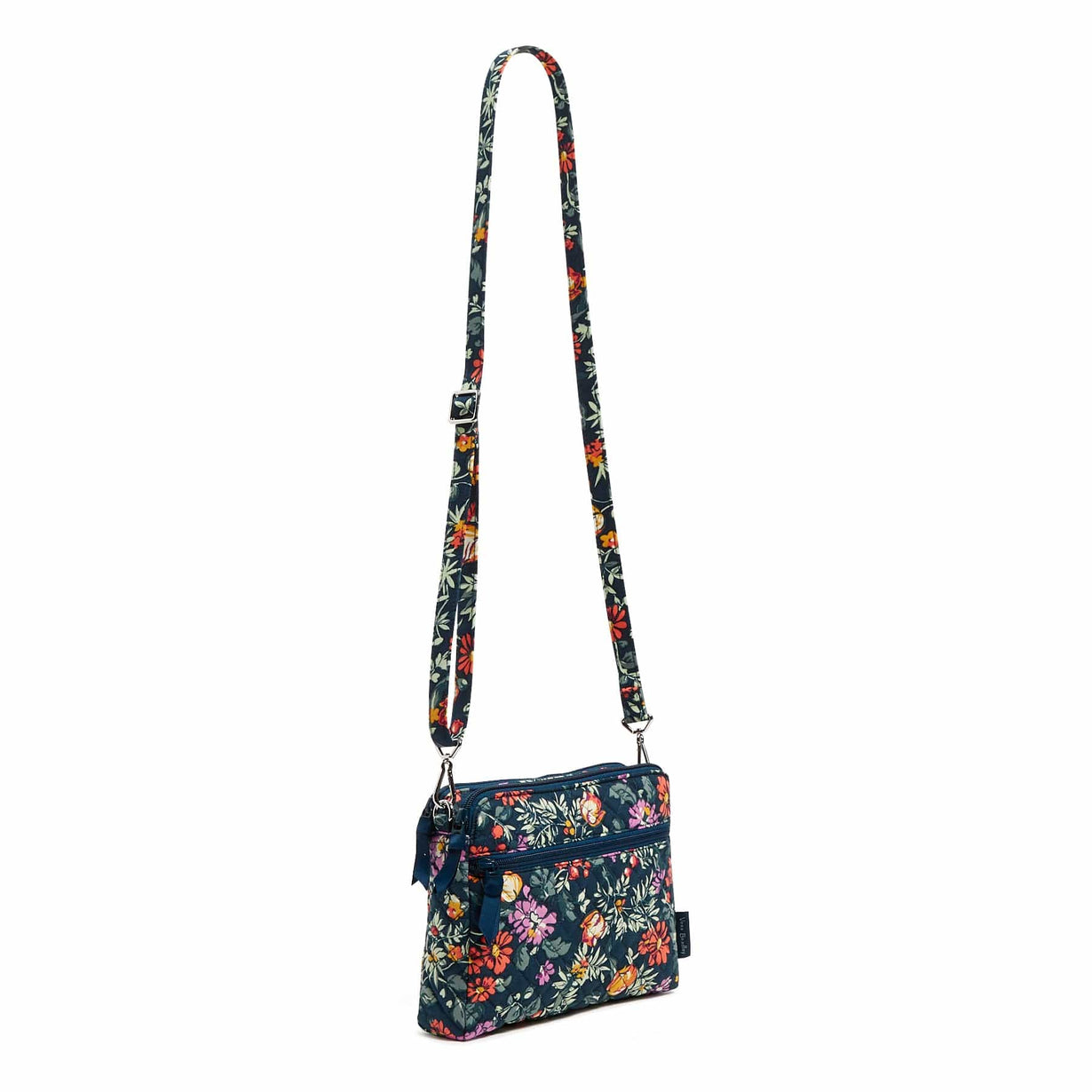 Triple Compartment Crossbody Bag Cotton Vera Bradley