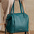 Charlie Small Shoulder Bag-Teal Ink-Image 2-Vera Bradley