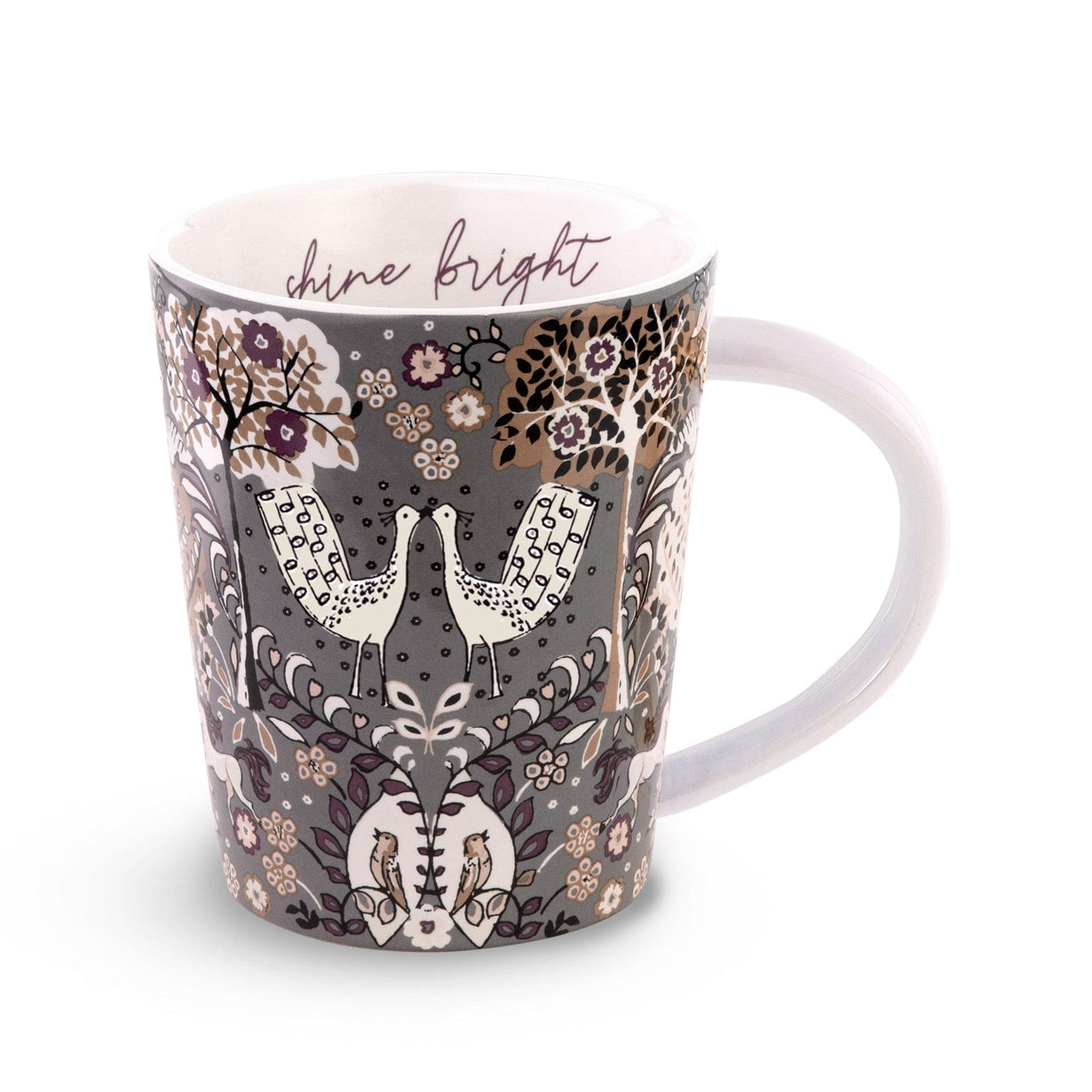 Large ceramic mug with exclusive vera bradley pattern