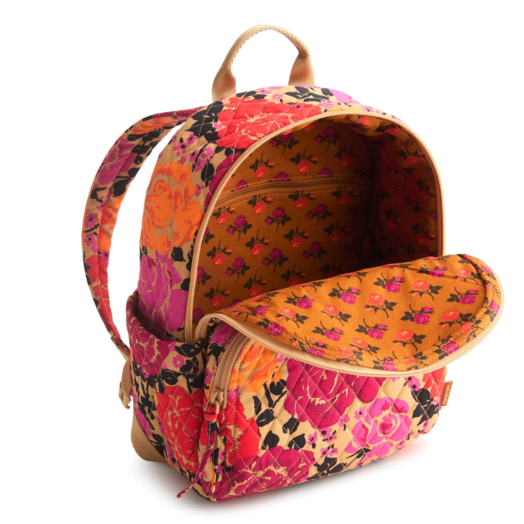 cheap vera bradley mini backpacks Vera Bradley Small Banbury Backpack Women in Coming Up Roses Pink