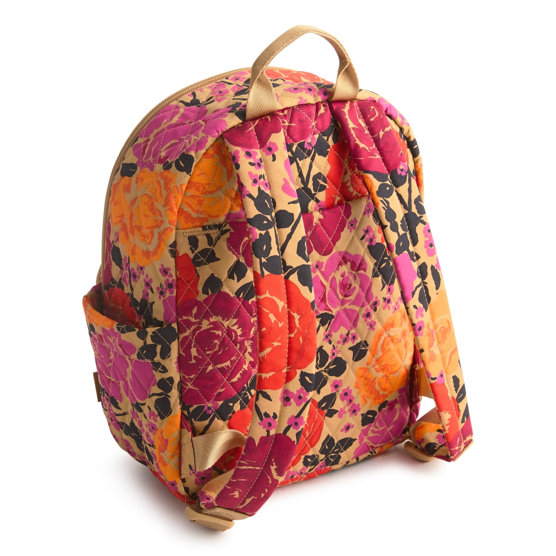 carol mini backpack with central zip in pink Vera Bradley Small Banbury Backpack Women in Coming Up Roses Pink