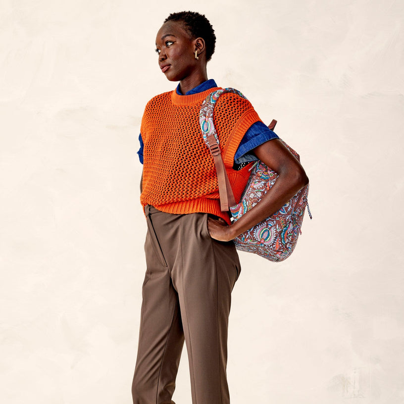 Bancroft Backpack-Marrakesh Cinnamon-Image 2-Vera Bradley