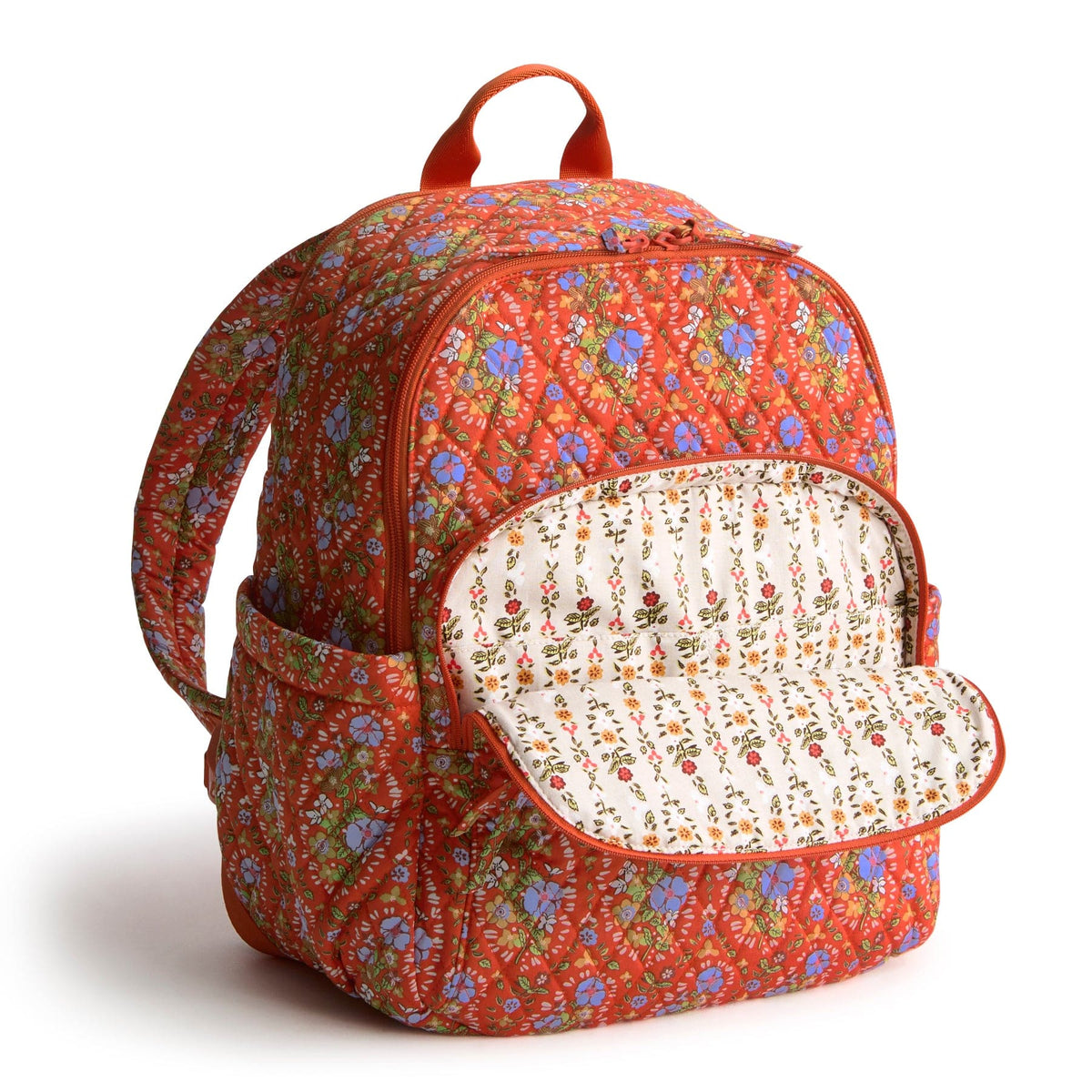 Vera Bradley Bancroft Cotton Backpack Garden Paisley Print Large Bancroft Backpack - Cotton | Vera Bradley – Vera  main image 3