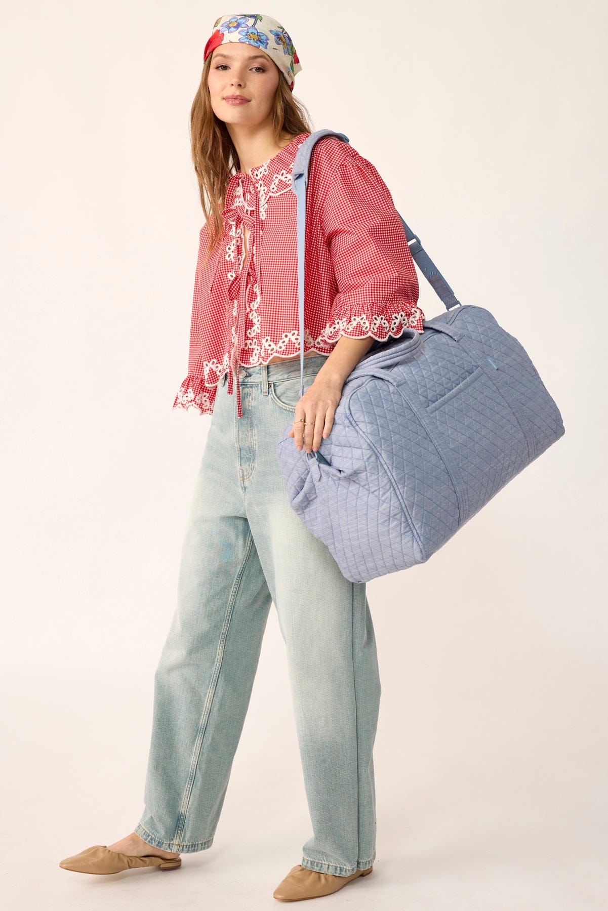 Large Miramar Weekender - Cotton | Vera Bradley
