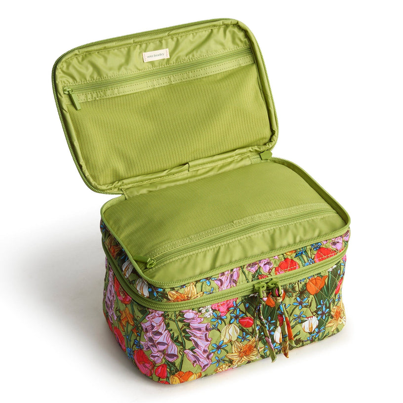 Brush Up Cosmetic Case Bag-Meadow Bouquet-Image 2-Vera Bradley