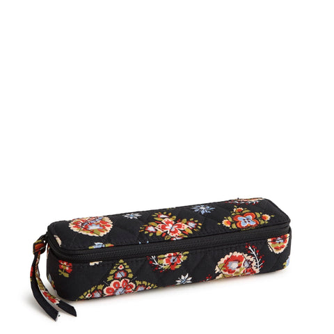 vera bradley cigarette case Brush Up Cosmetic - Cotton A secure zip around closure keeps medications and vitamins safe while traveling Vera Bradley Women's Premium Cotton