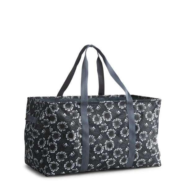 Large Utility Tote Bag - Canopy Floral Dark Slate