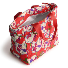 Lunch Tote-Swirling Poppies-Image 2-Vera Bradley