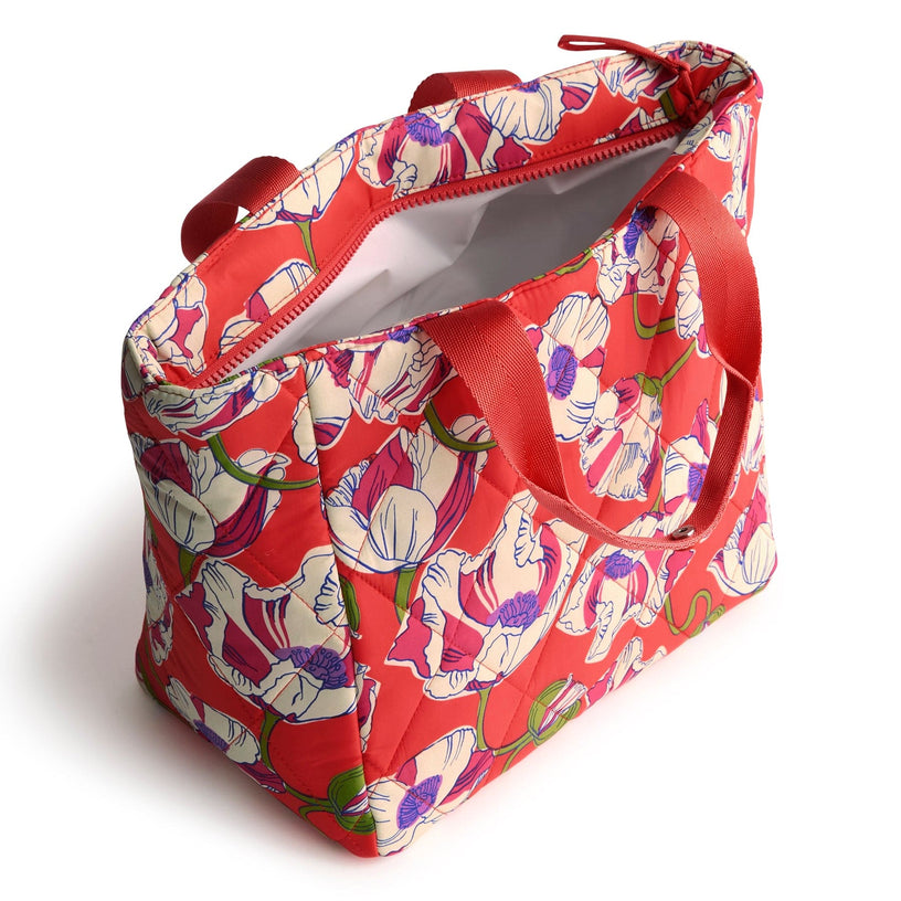 Lunch Tote-Swirling Poppies-Image 2-Vera Bradley
