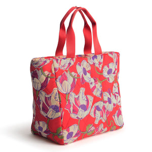 Lunch Tote - Swirling Poppies - Swatch Image
