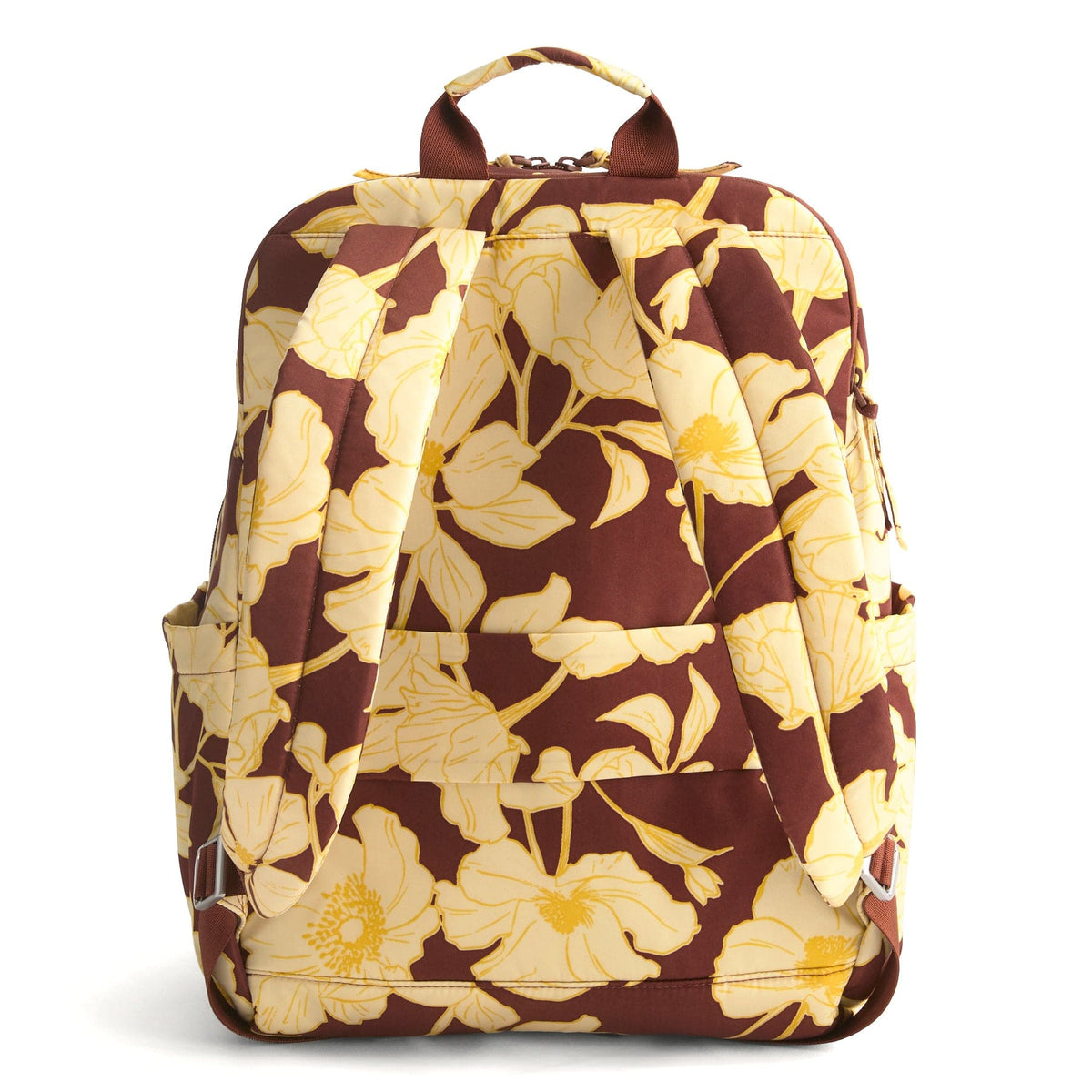 Vera Bradley Floral Backpack - Pink, Yellow, Brown Vera Bradley Quilted Floral Drawstring | Mercari main image 2