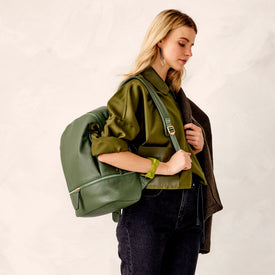 Vera Bradley Chancery Backpack Women in Bronze Green