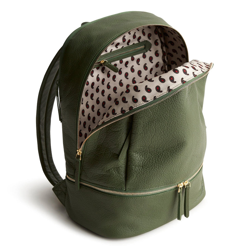 Chancery Backpack-Bronze Green-Image 5-Vera Bradley