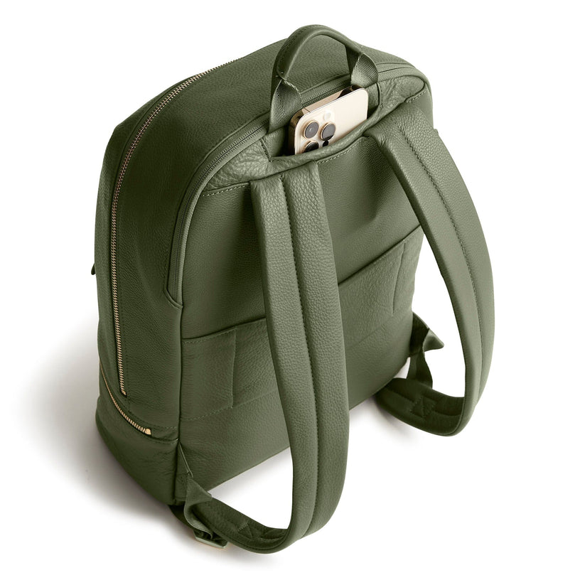 Chancery Backpack-Bronze Green-Image 4-Vera Bradley