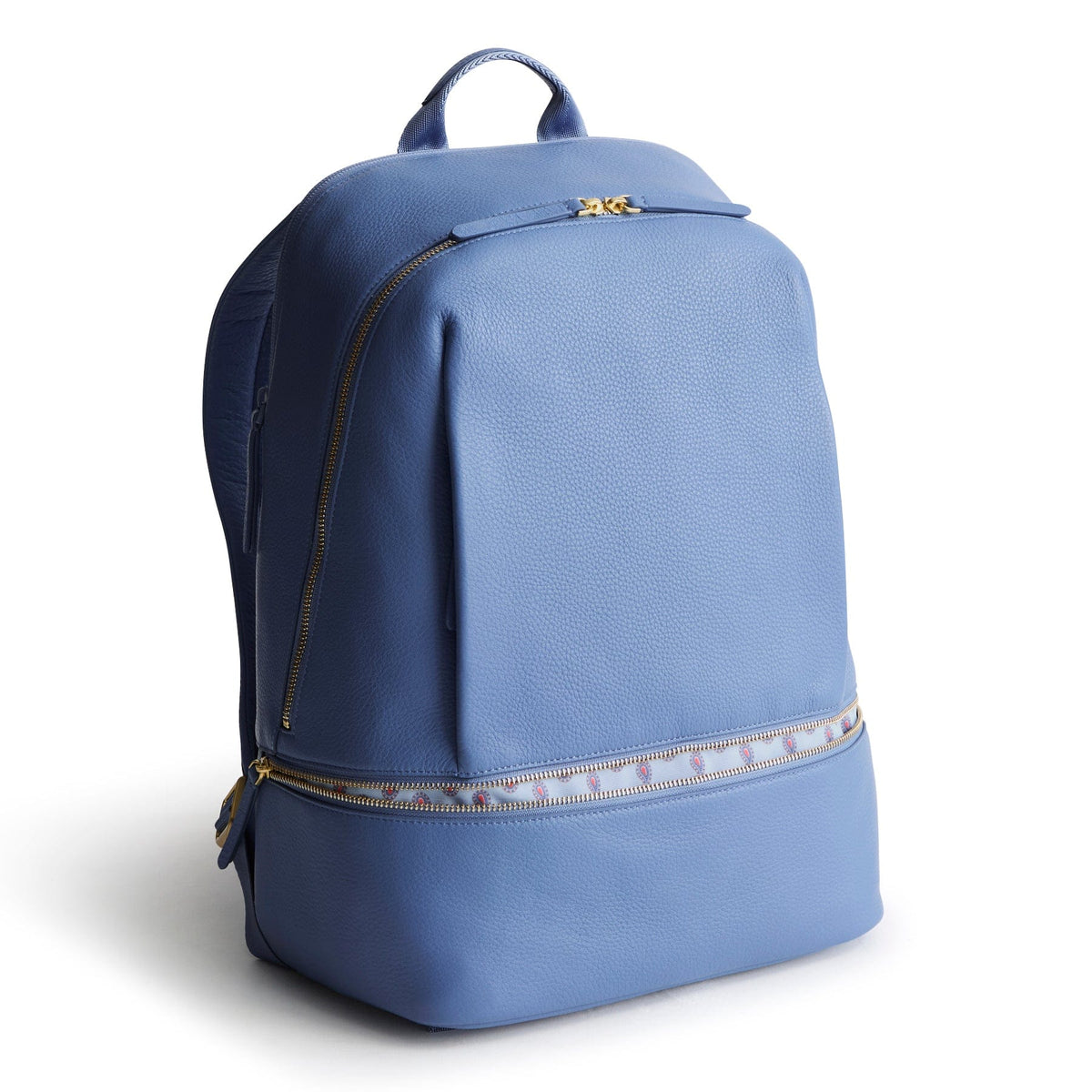 Vera Bradley Ink Blue Backpack Vera Bradley Essential Expandable LG Quilted Blue Island  main image 4