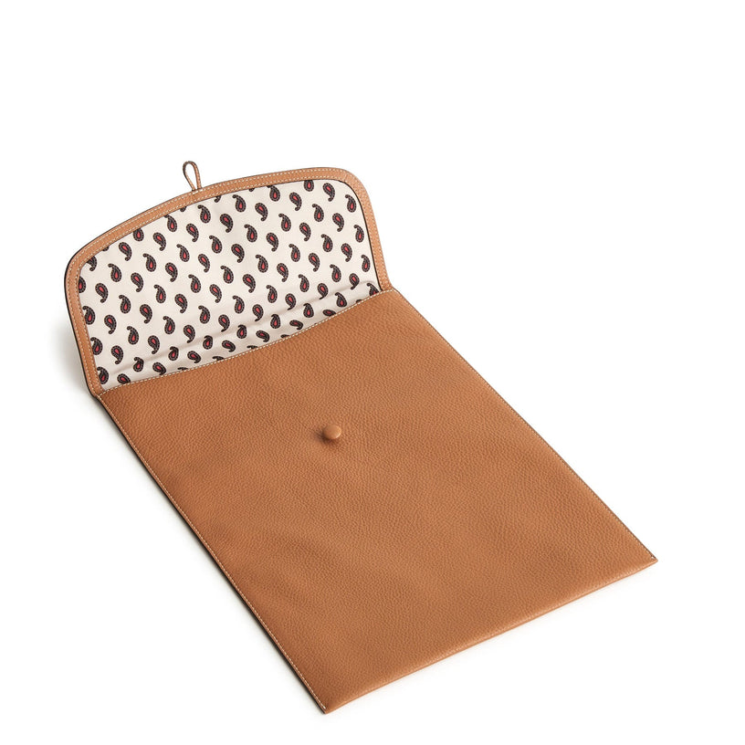 Large Envelope Tech Sleeve-Roasted Pecan-Image 2-Vera Bradley