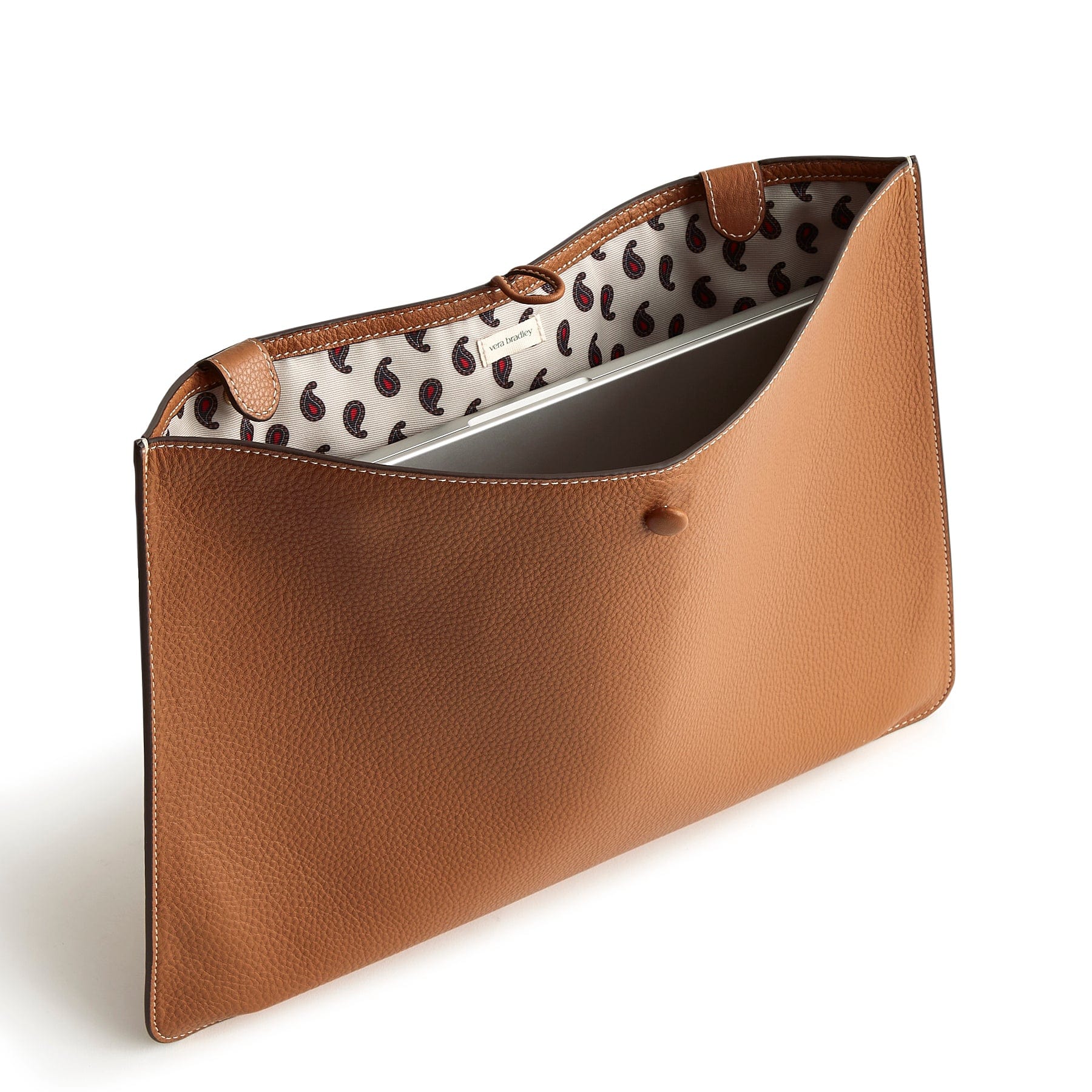 Vera Bradley Laptop Insert Women in Roasted Pecan Brown