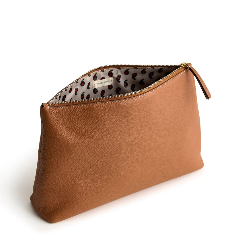Large Pouch-Roasted Pecan-Image 2-Vera Bradley