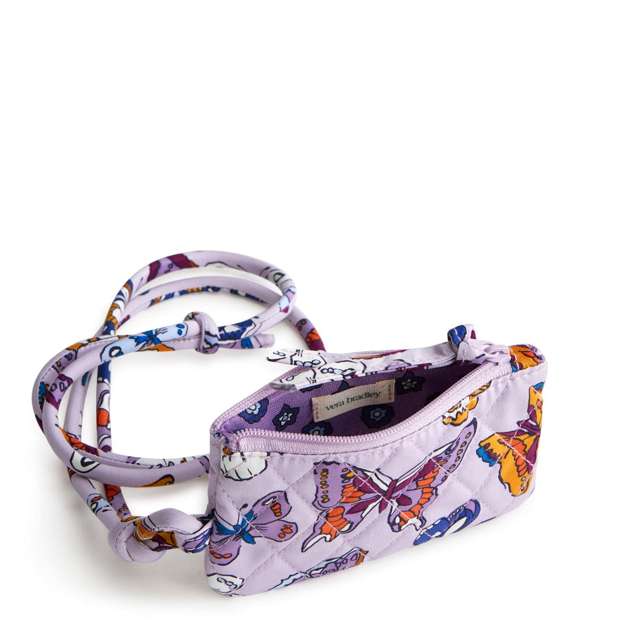 Zip Card Pouch Lanyard - Cotton | Vera Bradley