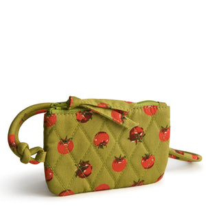 Zip Card Pouch Lanyard - Tiny Tomatoes Palm - Swatch Image
