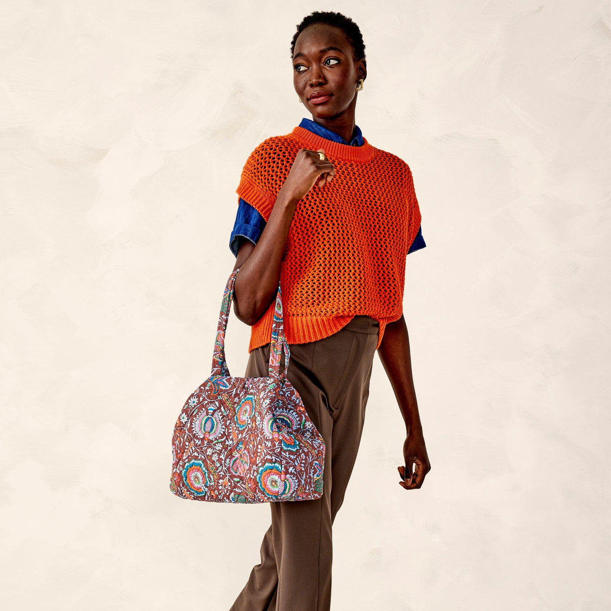 Small Hathaway Tote Bag - Cotton Gabardine | Vera Bradley