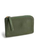 Zip Card Pouch - Bronze Green - Swatch Image