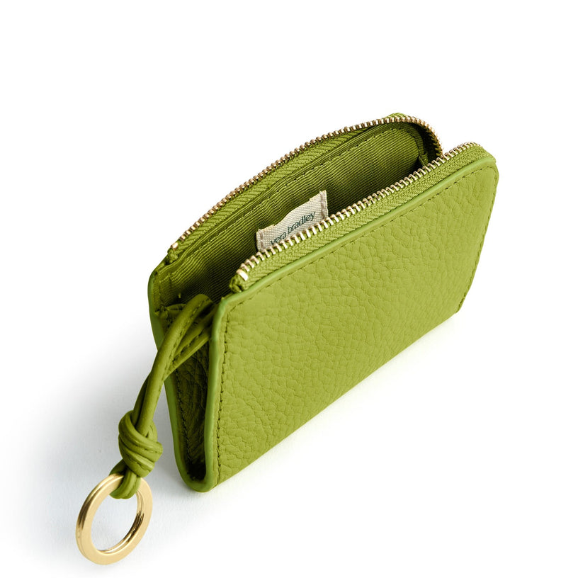 Zip Card Pouch-Spinach Green-Image 2-Vera Bradley