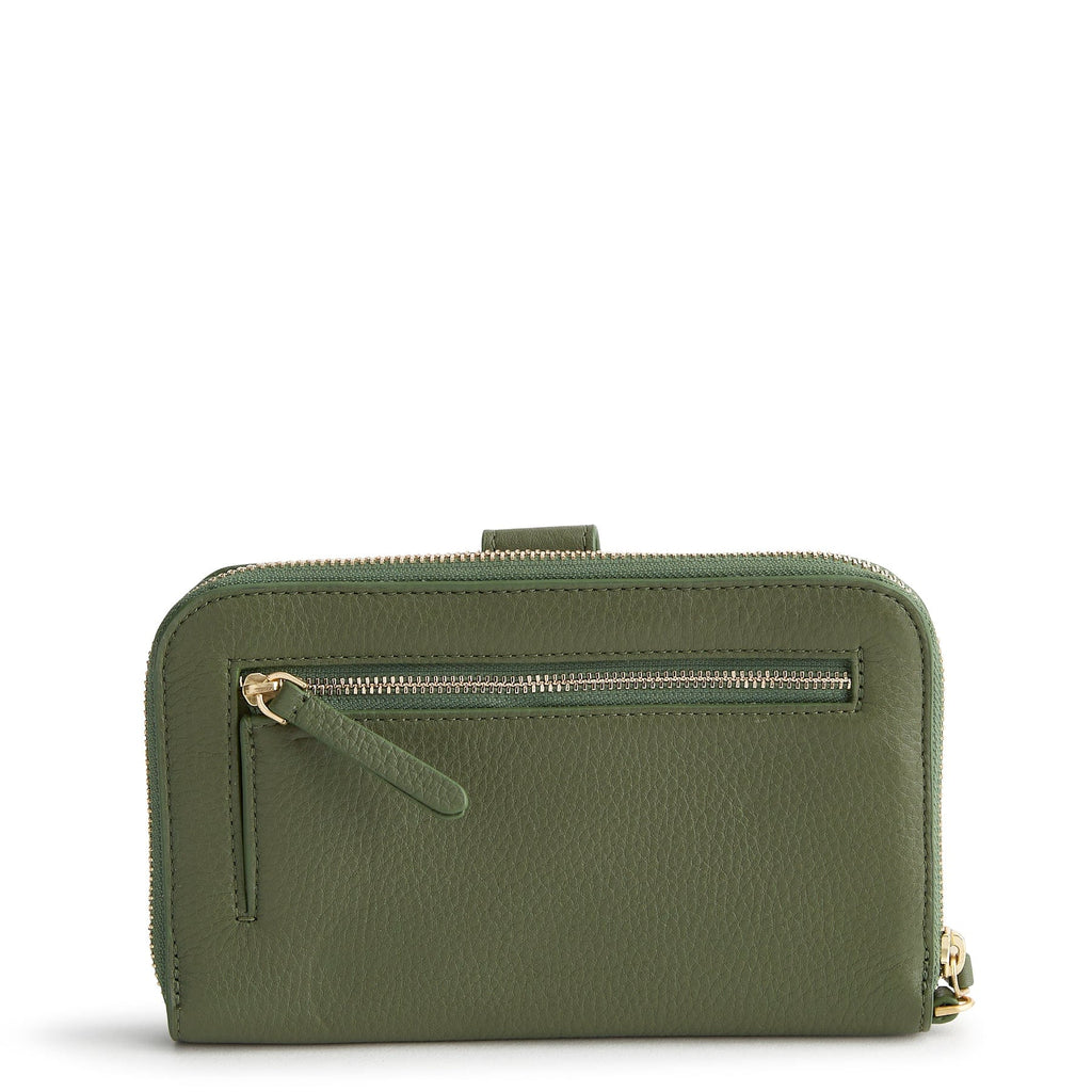 Large Tab Wallet Leather Vera Bradley