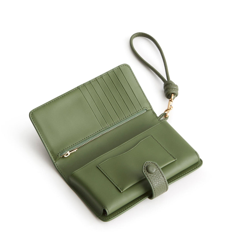 Phone Wristlet-Bronze Green-Image 2-Vera Bradley