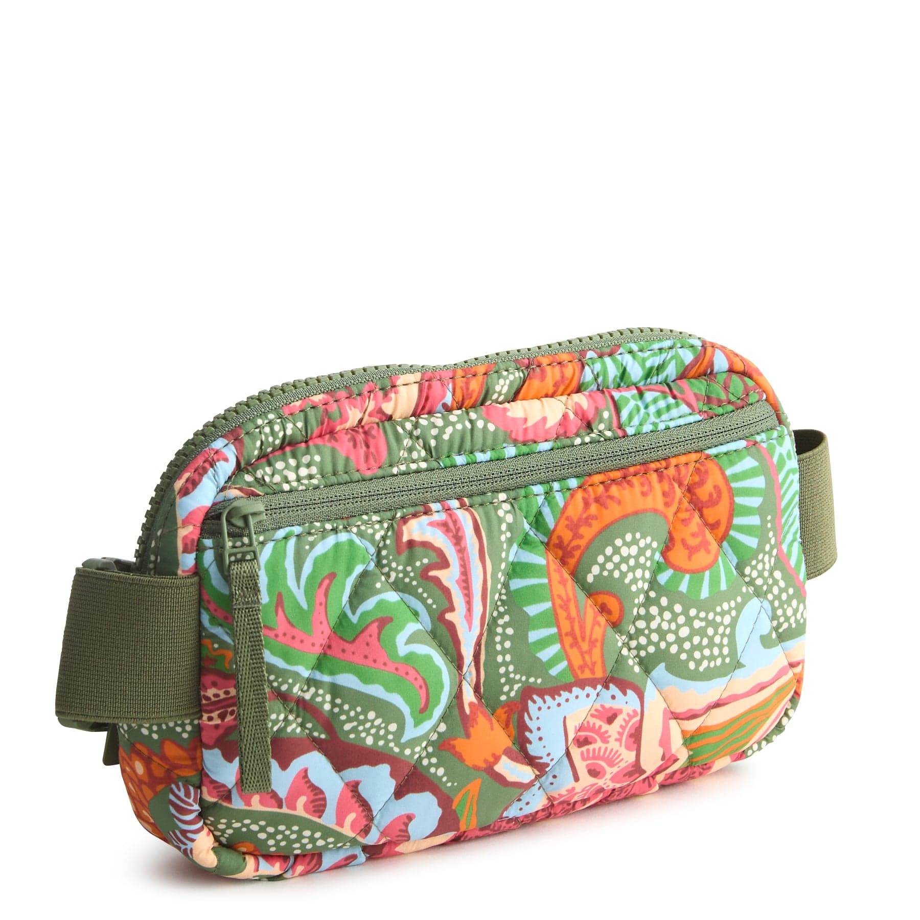 Vera Bradley Woodward Small Belt Bag In Leaf Me Not Paisley