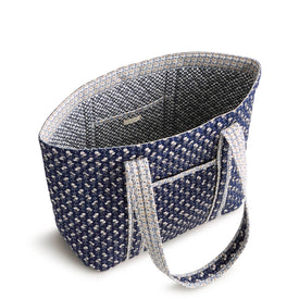 Hathaway Reversible Tote Bag - Rachel Ditsy Peacoat - Image 6