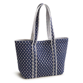 Hathaway Reversible Tote Bag - Rachel Ditsy Peacoat - Image 5