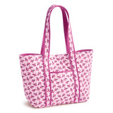 Hathaway Reversible Tote Bag - Melissa Ditsy Pink - Swatch Image