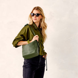 Astoria Shoulder Bag-Bronze Green-Image 2-Vera Bradley